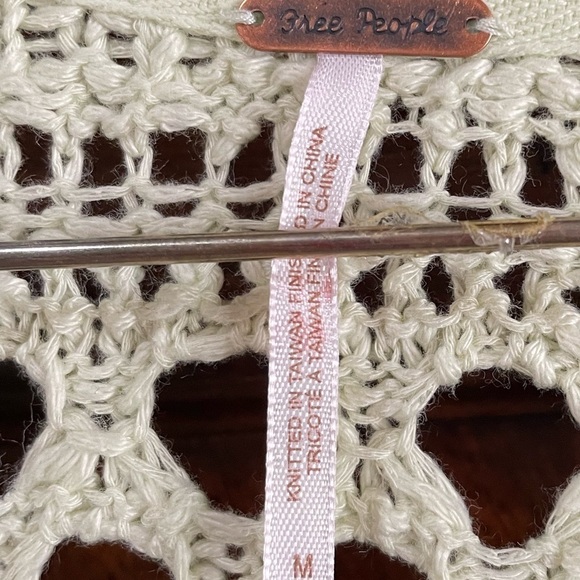 FREE PEOPLE Honeydew Sweet Talker Long Crochet Cardigan - Picture 3 of 12